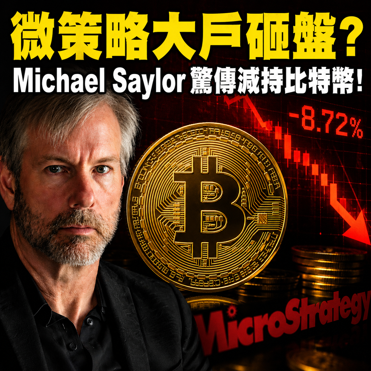 微策略大戶砸盤？Michael Saylor驚傳減持比特幣！－圖片1