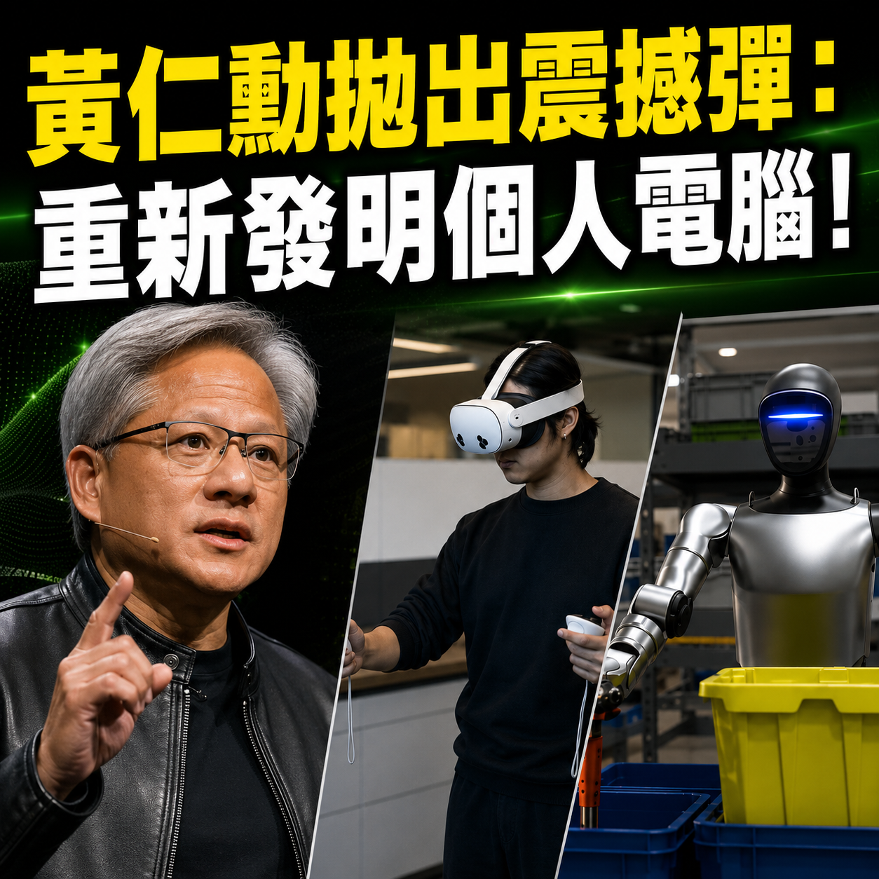 黃仁勳拋出震撼彈：重新發明個人電腦！－圖片1