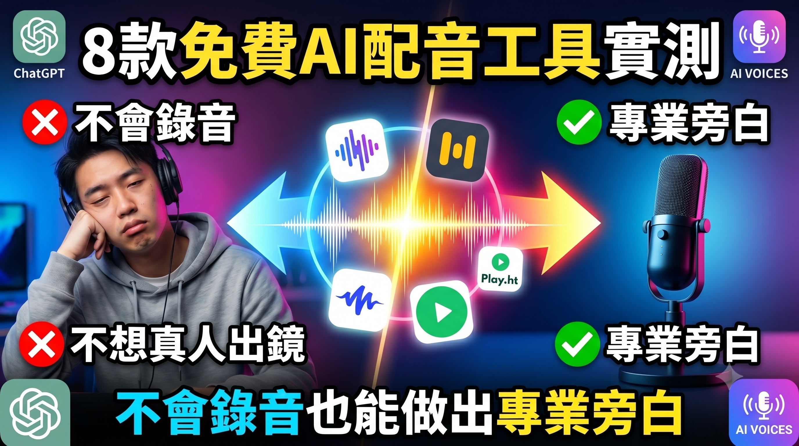 8款免費AI配音工具實測：不會錄音、不想真人出鏡也能做出專業旁白－圖片6