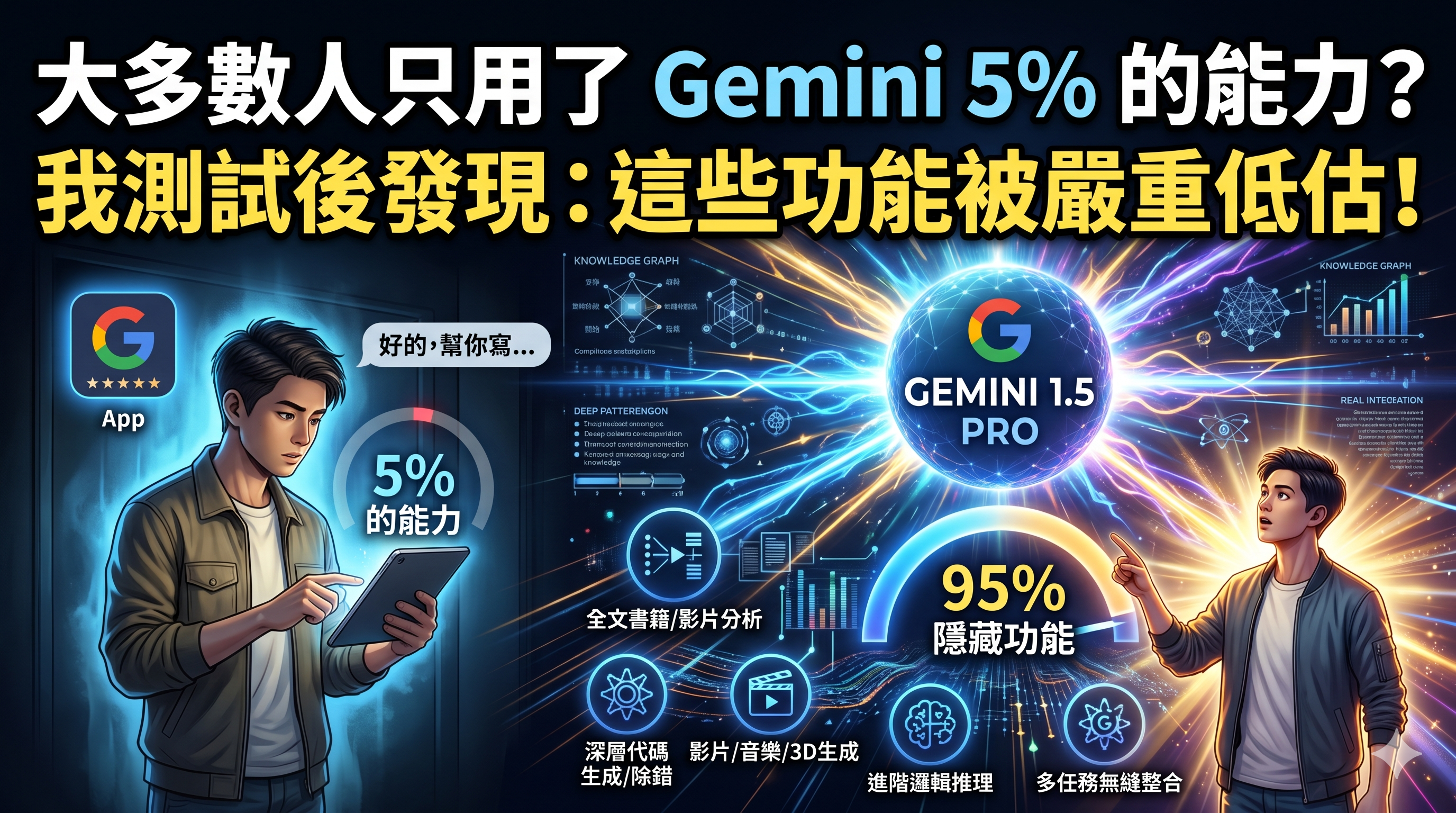 大多數人只用了 Gemini 5% 的能力？我測試後發現這些功能被嚴重低估－圖片3